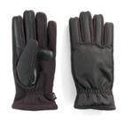 Men's Isotoner Matrix Smarttouch Gloves, Size: Large, Black