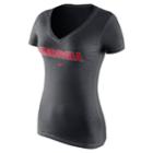 Women's Nike Georgia Bulldogs Wordmark Tee, Size: Xxl, Black