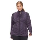 Plus Size Tek Gear&reg; Zip-up Performance Jacket, Women's, Size: 3xl, Oxford