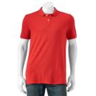 Men's Sonoma Goods For Life&trade; Flexwear Slim-fit Solid Pique Polo, Size: Large, Med Red
