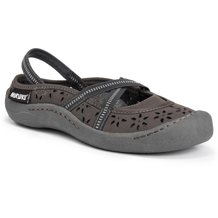 Muk Luks Erin Women's Sling-back Shoes, Size: 10, Dark Grey