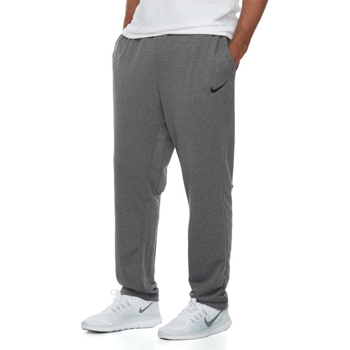 Big & Tall Nike Dri-fit Fleece Pants, Men's, Size: 4xl Tall, Grey