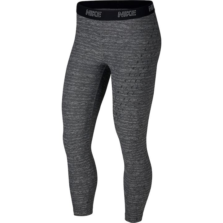 Women's Nike Victory Training Base Layer Mid-rise Capri Leggings, Size: Xl, Med Grey