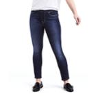 Women's Levi's Pull-on Skinny Jeans, Size: 32(us 14)m, Dark Blue