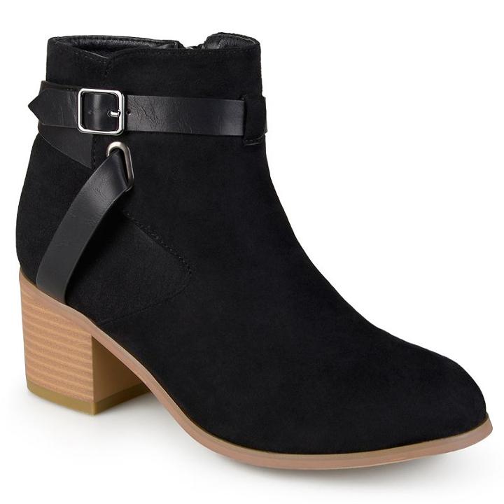 Journee Collection Mara Women's Ankle Boots, Girl's, Size: 7.5, Black