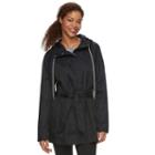 Women's Columbia Spring Run Hooded Trench Jacket, Size: Small, Grey (charcoal)