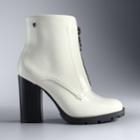 Simply Vera Vera Wang Grouse Women's High Heel Ankle Boots, Size: 5, White