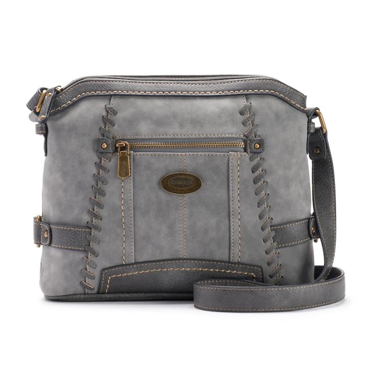Concept Oakley Whipstitch Crossbody Bag, Women's, Grey