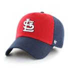 Men's '47 Brand St. Louis Cardinals Colorblock Cap, Blue (navy)