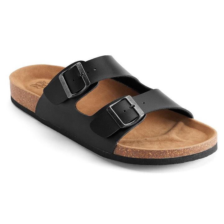 Men's Rock & Republic Sandals, Size: Large, Black