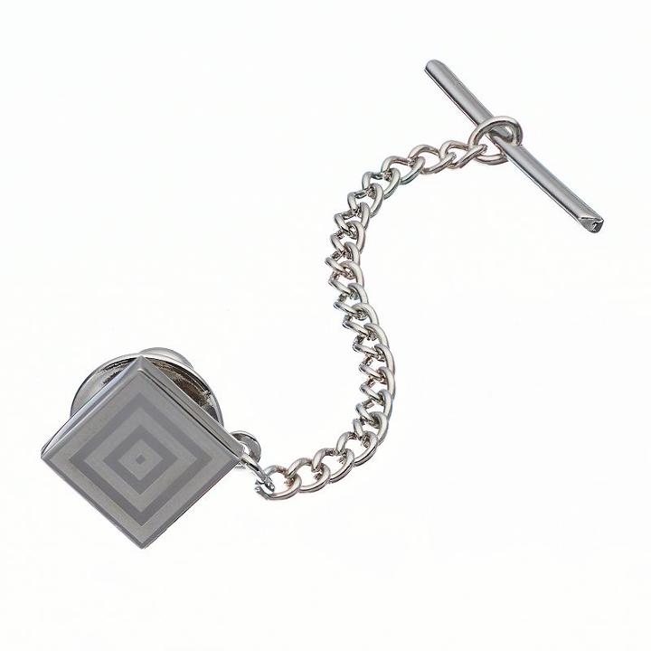 Apt. 9&reg; Polished Rhodium Silver-tone Tie Tack - Men, Silver