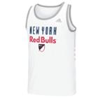 Men's Adidas New York Red Bulls Finish Fan Wear Tank Top, Size: Small, White