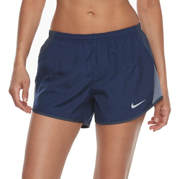 Women's Nike Dry Reflective Running Shorts, Size: Small, Brt Blue