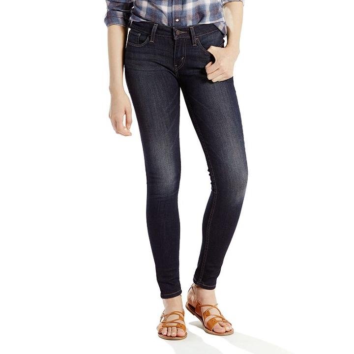 Women's Levi's&reg; 535&trade; Super Skinny Jeans, Size: 3/26 Avg, Dark Blue