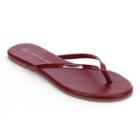 Lc Lauren Conrad Women's Flip-flops, Size: 8, Dark Pink