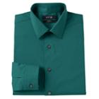Men's Apt. 9&reg; Modern-fit Stretch Spread-collar Dress Shirt, Size: 15.5-34/35, Turquoise/blue (turq/aqua)