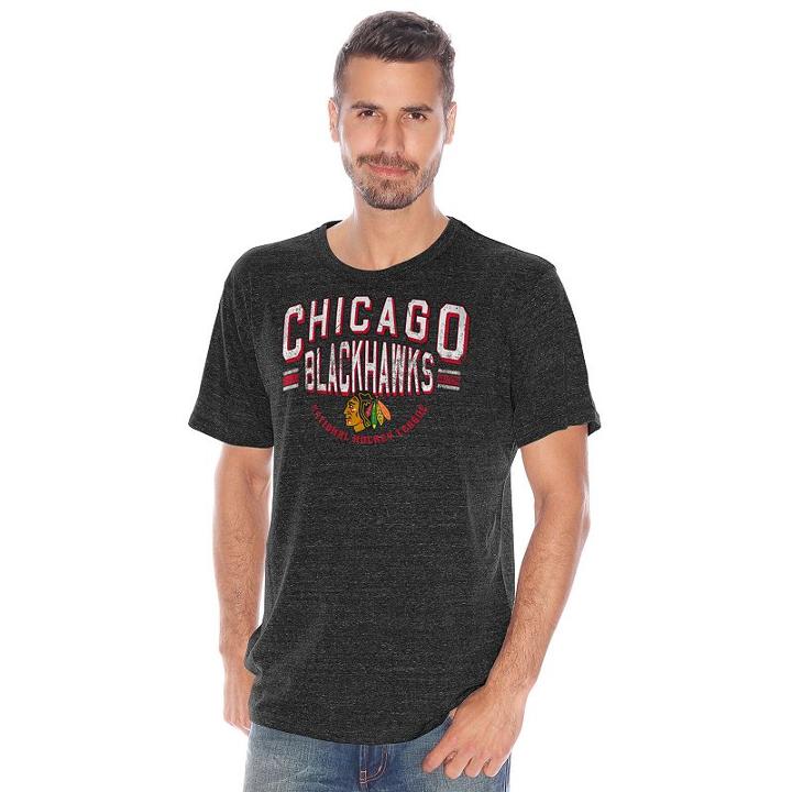 Men's Chicago Blackhawks Championship Tee, Size: Xxl, Black