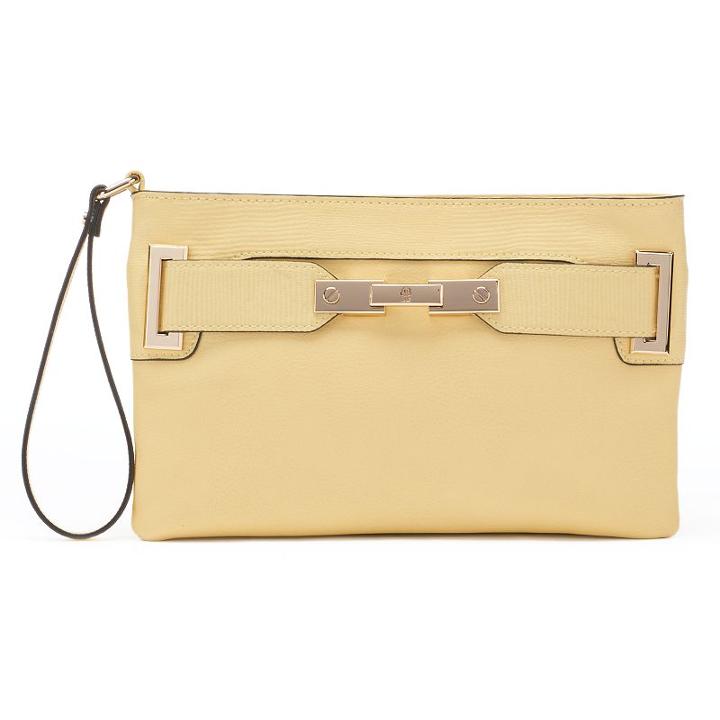 Jennifer Lopez Lola Solid Wristlet, Women's, Brt Yellow