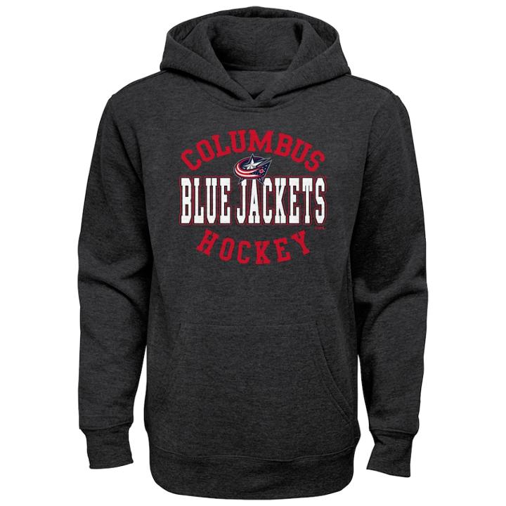 Boys 8-20 Columbus Blue Jackets Promo Hoodie, Size: M 10-12, Grey (charcoal)