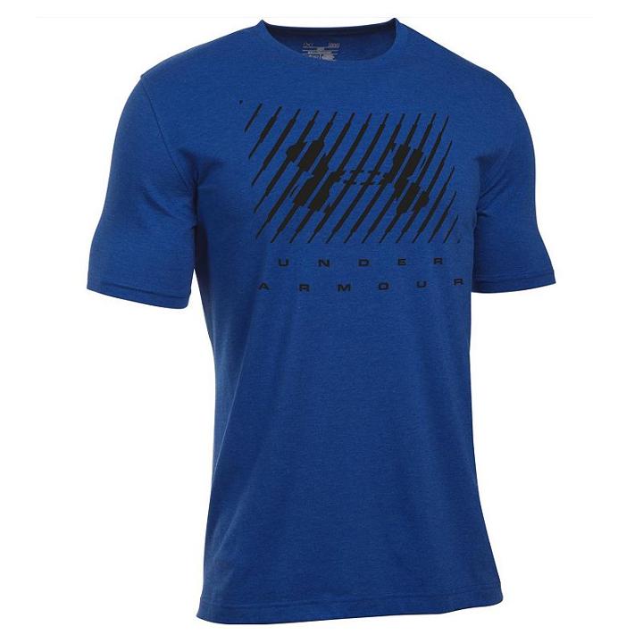 Men's Under Armour Logo Tee, Size: Large, Blue