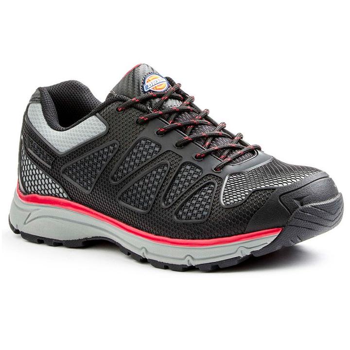 Dickies Fury Exo-lite Men's Steel-toe Work Shoes, Size: 14 Med, Black