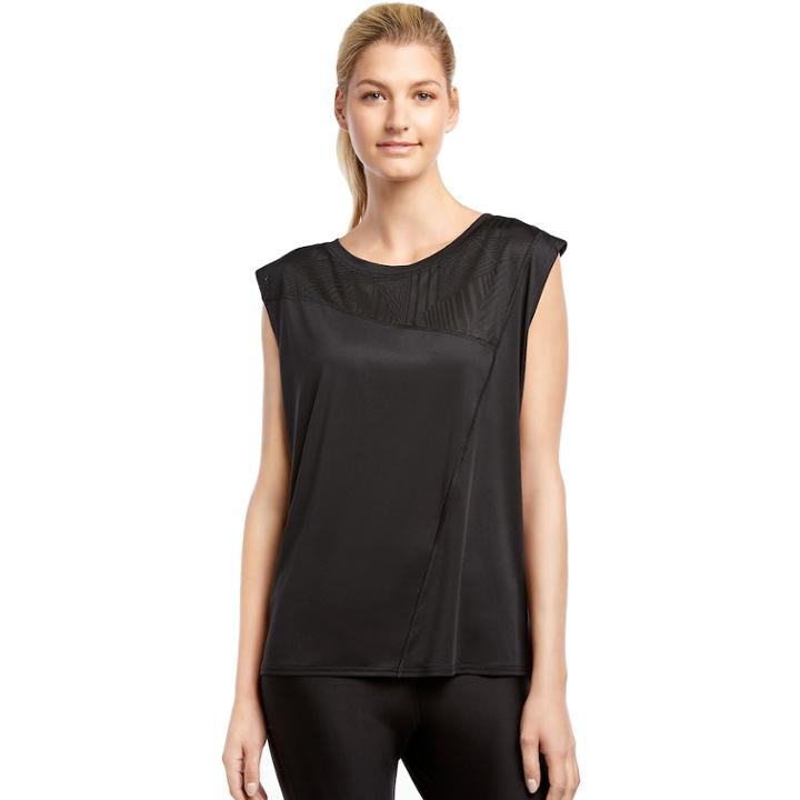 Women's Jockey Sport Jacquard Tee, Size: Medium, Oxford