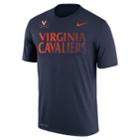 Men's Nike Virginia Cavaliers Legend Staff Sideline Dri-fit Tee, Size: Xxl, Blue (navy)