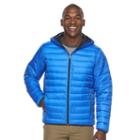 Big & Tall Columbia Elm Ridge Hooded Puffer Jacket, Men's, Size: L Tall, Brt Blue