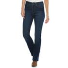 Women's Croft & Barrow&reg; Classic Bootcut Jeans, Size: 10, Blue (navy)