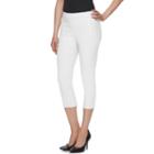 Women's Elle&trade; Pull-on Dress Capris, Size: Xxl, White