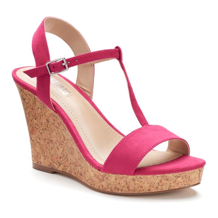 Style Charles By Charles David Laura Women's Wedge Sandals, Size: Medium (10), Med Purple