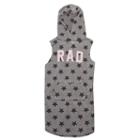 Girls 7-16 Harper & Elliott Hoodie Sleeveless Midi Dress, Girl's, Size: Medium, Grey (charcoal)