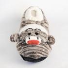 Girls Muk Luks Sock Monkey Slippers, Girl's, Size: 5-6, Brown