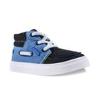 Oomphies Riley Toddler Boys' High Top Sneakers, Boy's, Size: 9 T, Blue