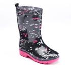 Girls 4-16 Capelli Star Rain Boots, Girl's, Size: 1/2, Oxford