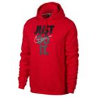 Men's Nike Pull-over Hoodie, Size: Xl, Dark Pink