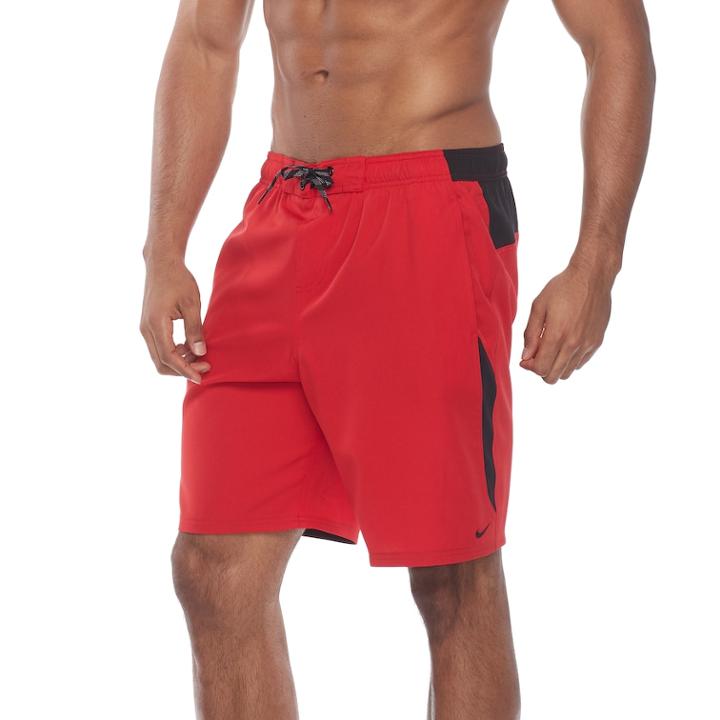 Men's Nike 9-inch Volley Shorts, Size: Small, Med Red