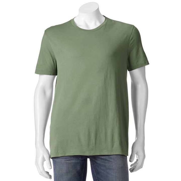 Men's Sonoma Goods For Life&trade; Everyday Tee, Size: Small, Lt Green