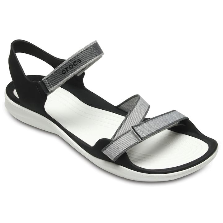 Crocs Swiftwater Webbing Women's Sandals, Size: 9, Natural