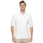 Big & Tall Safe Harbor Regular-fit Banded-bottom Polo, Men's, Size: 3xl Tall, White