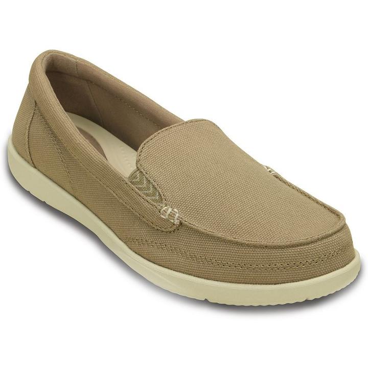 Crocs Walu Ii Women's Loafers, Size: 6, Med Beige