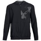 Boys 8-20 Under Armour Woven Warm-up Jacket, Size: Large, Black
