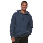 Men's Tek Gear&reg; Pullover Fleece Hoodie, Size: Small, Blue (navy)