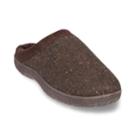 Men's Heat Keep Textured Jersey Venetian Clog Slippers, Size: Large, Brown