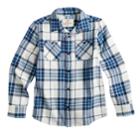 Boys 8-20 Urban Pipeline Plaid Button-down Flannel Shirt, Size: Medium, Lt Green