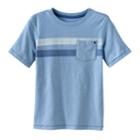 Boys 4-7x Sonoma Goods For Life&trade; Striped Pocket Tee, Boy's, Size: 4, Blue (navy)