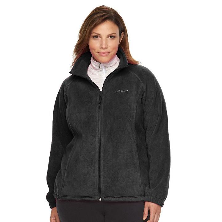 Plus Size Columbia Three Lakes Fleece Jacket, Women's, Size: 1xl, Grey (charcoal)