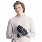 Men's Muk Luks Striped Texting Gloves, Grey