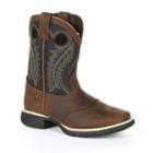 Lil Durango Black Saddle Toddler Western Boots, Kids Unisex, Size: 13