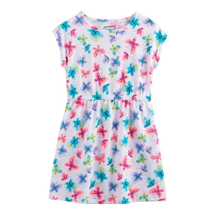 Girls 4-10 Jumping Beans&reg; Dolman Dress, Size: 6, White